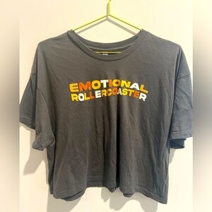Emotional Rollercoaster, Women’s Plus Cropped Tee